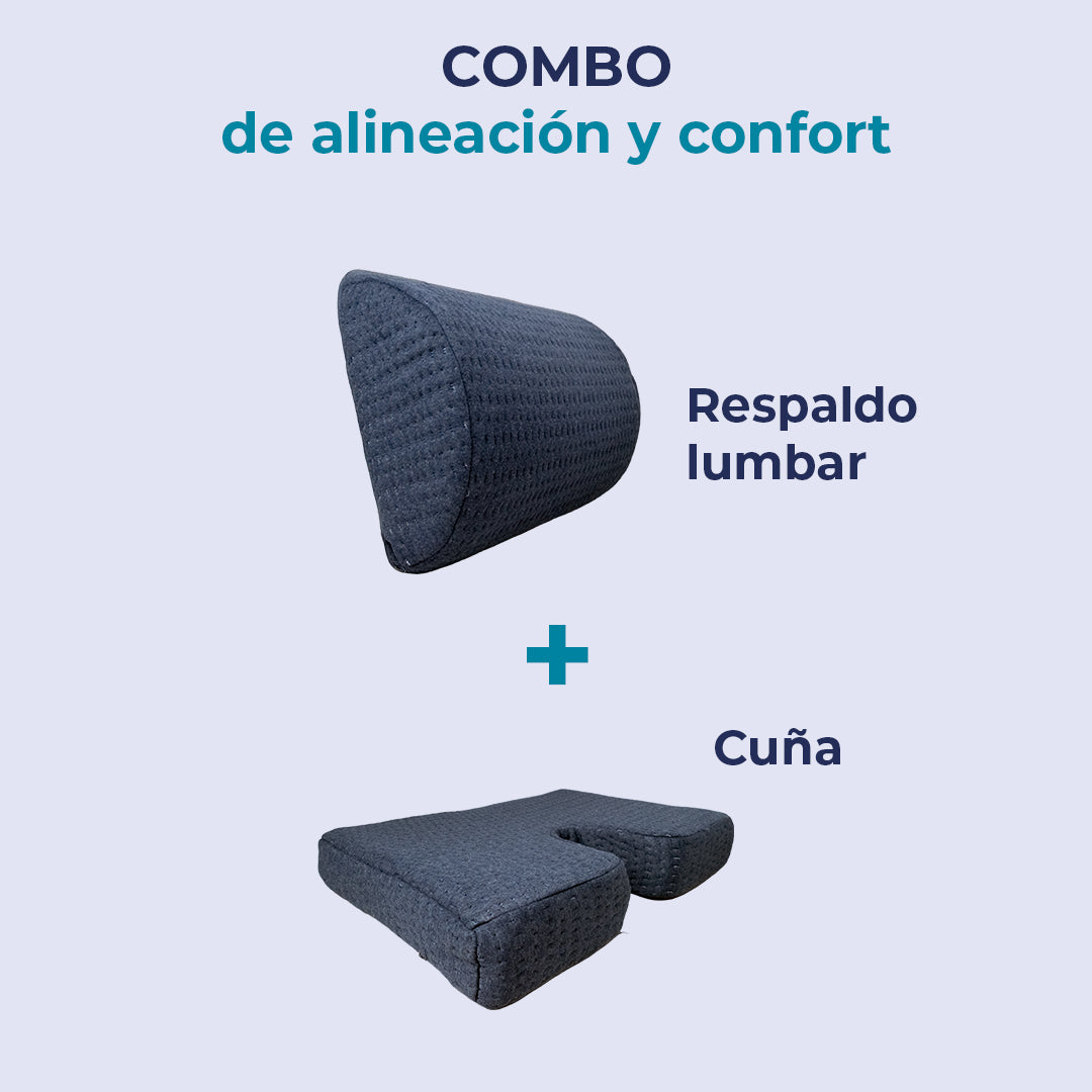 Combo asiento lumbar + respaldo lumbar